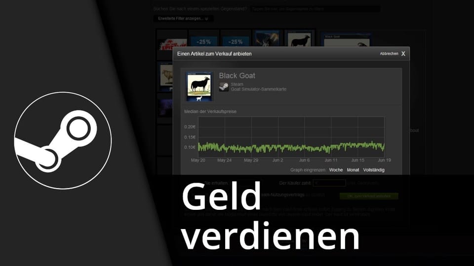 Steam Geld verdienen | Tutorial: Vorschaubild zum YouTube-Tutorial von TechnikShavo