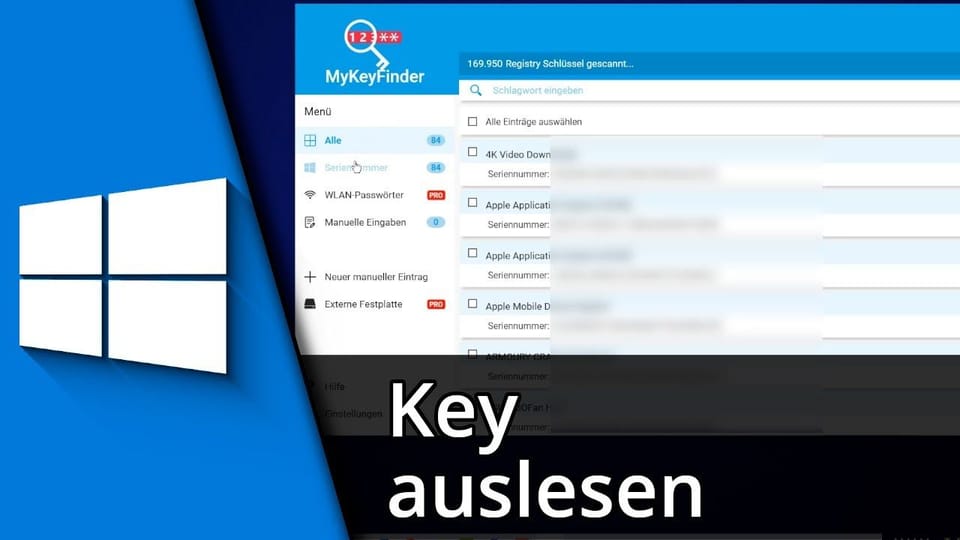 Windows 10 Key auslesen | Tutorial: Vorschaubild zum YouTube-Tutorial von TechnikShavo