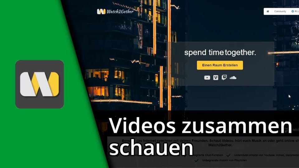 Youtube Videos zusammen schauen mit Watch2gether | Tutorial: Vorschaubild zum YouTube-Tutorial von TechnikShavo