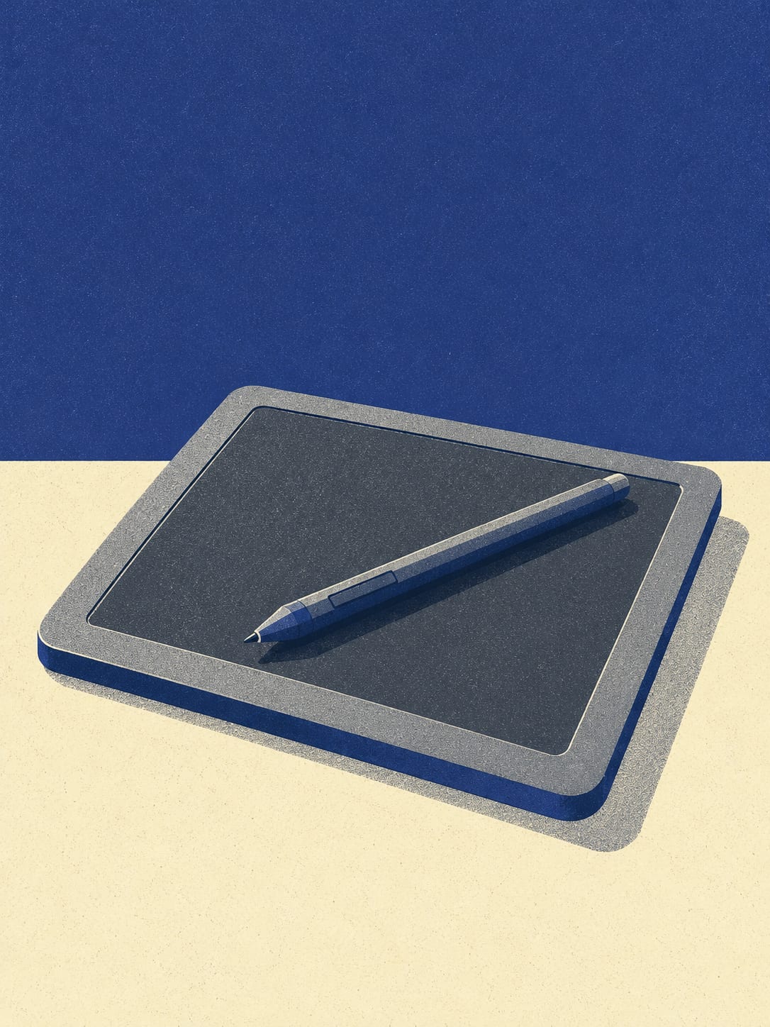 Grafiktablett mit Stift