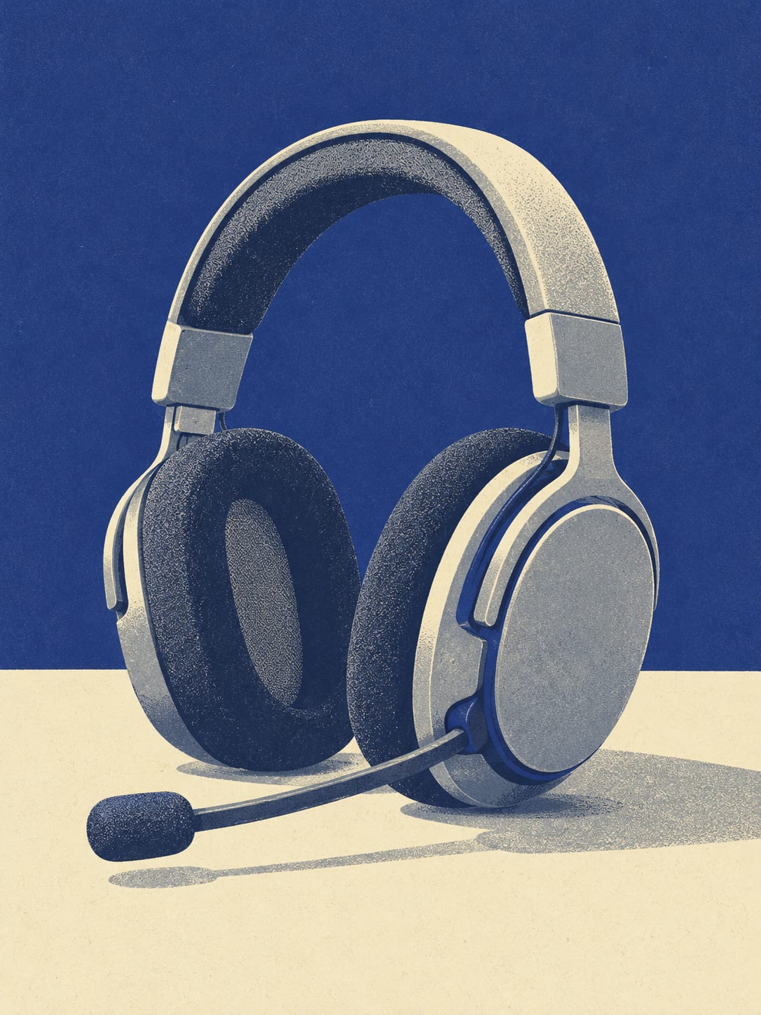 Gaming-Headset mit Mikrofonarm Gaming-Headset mit Mikrofonarm