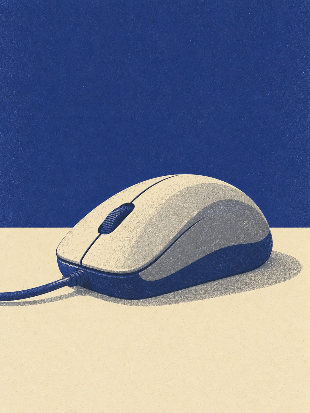Computermaus von der Seite