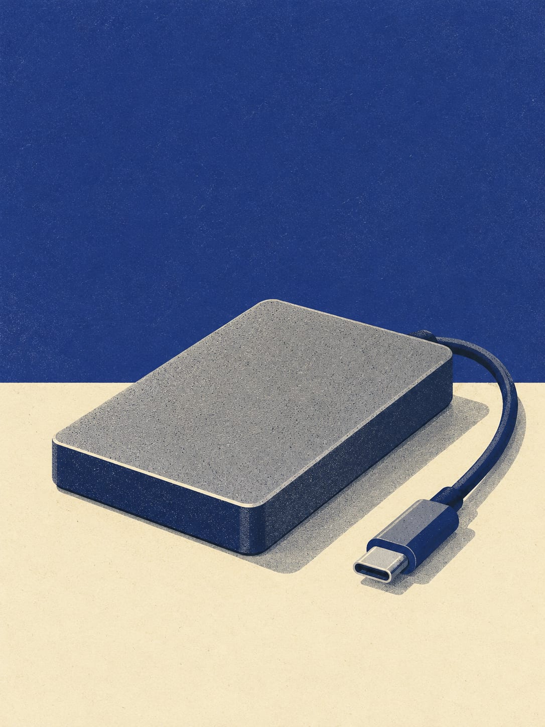 Externe SSD mit Kabel