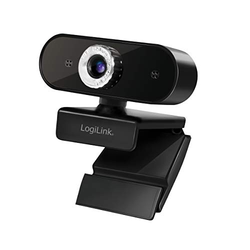 LogiLink UA0368 - HD USB-Webcam mit Mikrofon für gestochen scharfe...