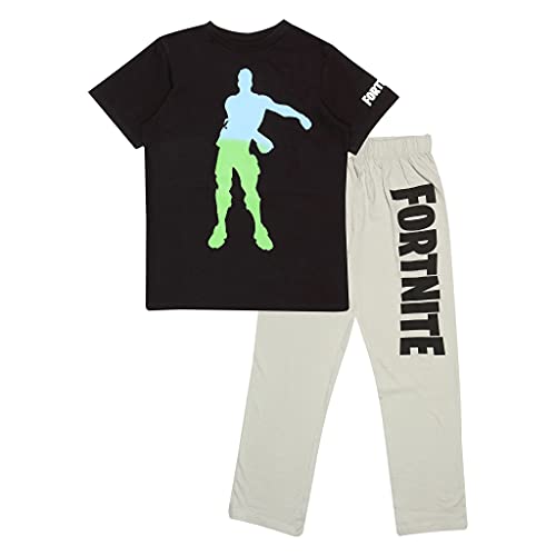 Fortnite Jungen Fortnite Ombre Flossing Emote Boys' Long Pyjamas Set, Schwarz /...