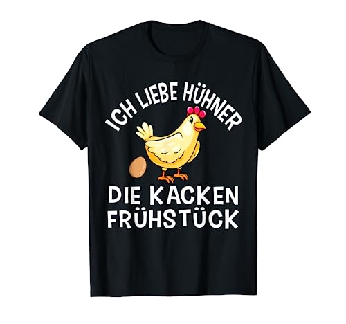 Funny Chicken Spruch Bäuerin Bauern Huhn Henne Hahn Hühner T-Shirt