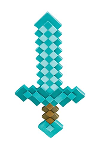Disguise DISKX65684 Minecraft Kunststoff-Replik Diamant-Schwert Zubehör, Sword,...