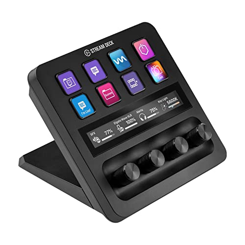 Elgato Stream Deck +, Audiomixer, Live-Produktion und Studio-Controller für...