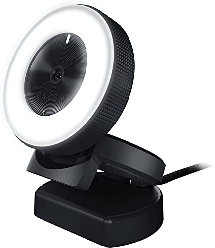 Razer Kiyo - Streaming-Kamera mit Ring-Beleuchtung (USB Webcam, HD-Video 720p,...
