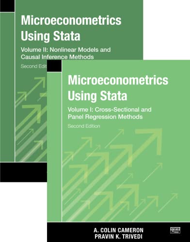 Microeconometrics Using Stata, Second Edition, Volumes I and II (English...