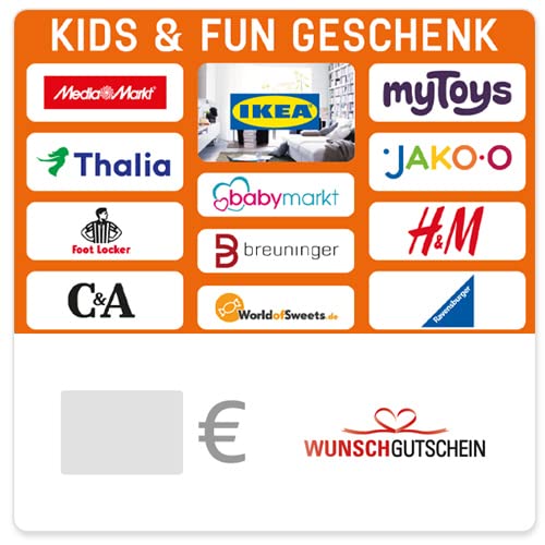 DAS KIDS & FUN GESCHENK - Kids & Fun Gutschein - für Deutschland - per E-Mail