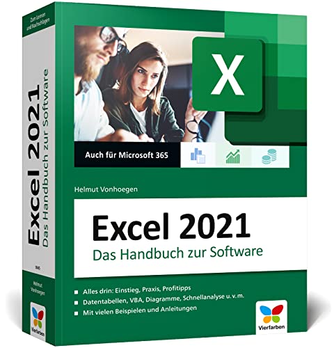 Vierfarben Excel 2021: Das große Excel-Handbuch. Einstieg, Praxis, Profi-Tipps...