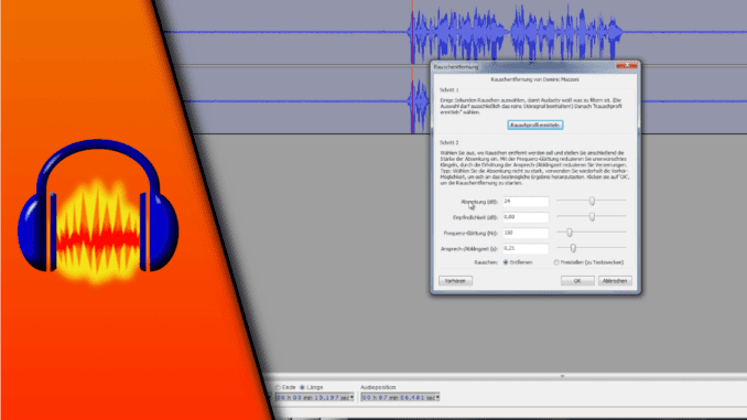 Audacity Rauschen entfernen