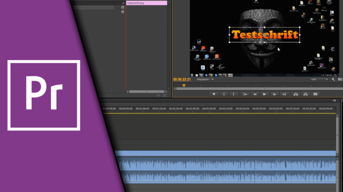 Adobe Premiere Text einfügen