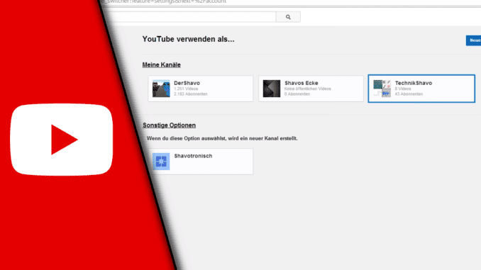 Youtube Kanal erstellen 2015