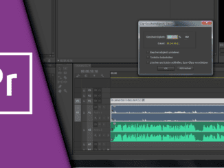 Adobe Premiere Zeitlupe