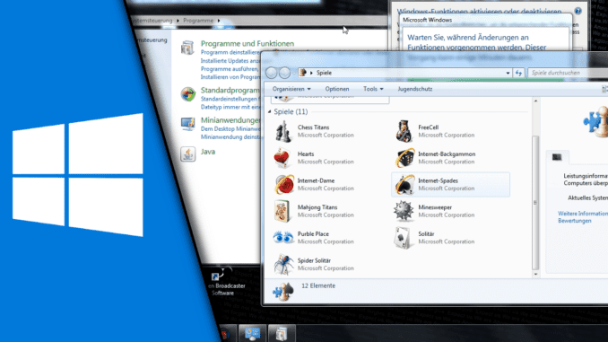 Windows 7 Spiele desintallieren Windows 7 Spiele desintallieren