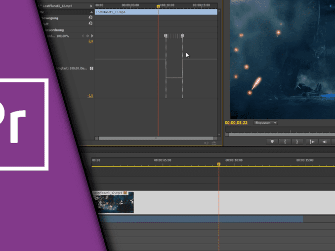 Premiere Pro Bildausschnitt zuschneiden / Bild in Bild Tutorial