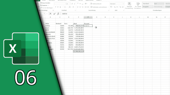 Excel Absoluter Bezug