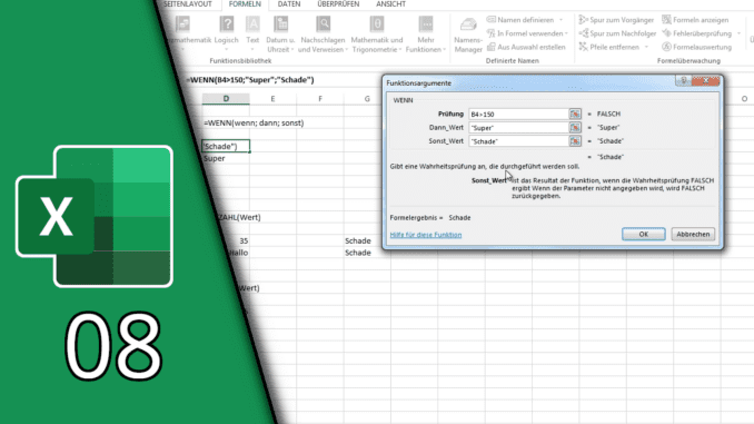 Excel Logikfunktionen Excel Logikfunktionen