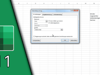 Excel Datenüberprüfung