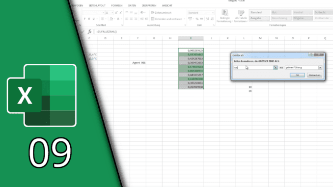 Excel bedingte Formatierung