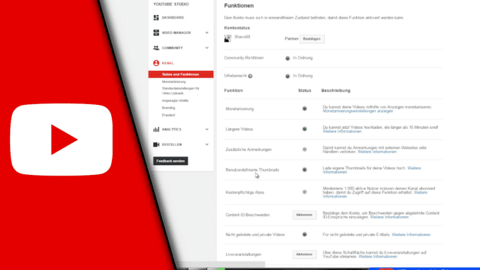 Youtube Partner werden