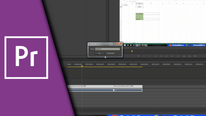 Adobe Premiere Clips zusammenfügen