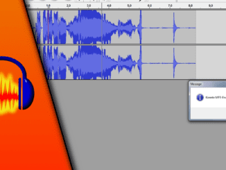 Audacity Mp3 speichern