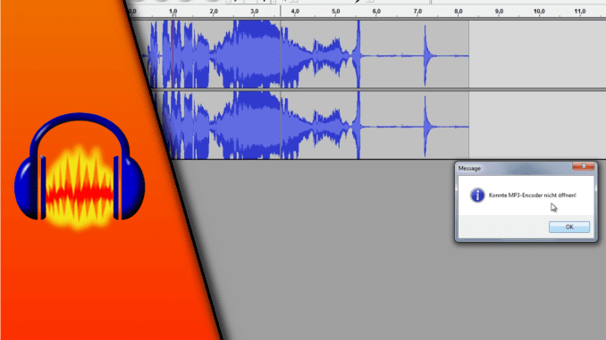 Audacity Mp3 speichern
