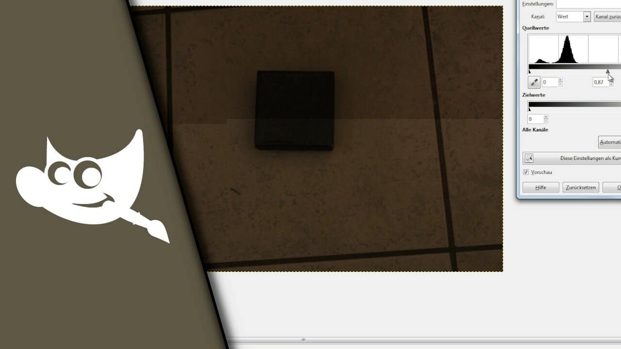 Gimp Bild aufhellen Technikshavo Tutorials mit Qualität