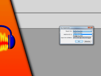 Audacity Rauschen erzeugen