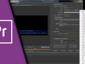 Premiere Pro transparentes Video