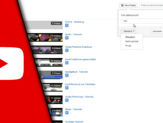 Youtube Playlist erstellen