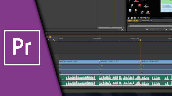 Adobe Premiere Lautstärke ändern