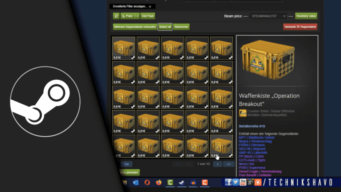 Steam Inventory Helper