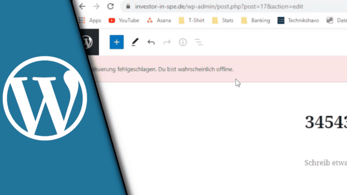 Wordpress Aktualisierung fehlgeschlagen