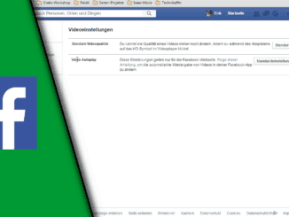 Facebook Autoplay deaktivieren