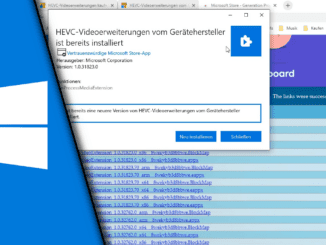HEVC-Videoerweiterungen vom Gerätehersteller ist zurzeit nicht verfügbar