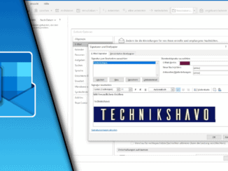 Outlook Signatur einrichten