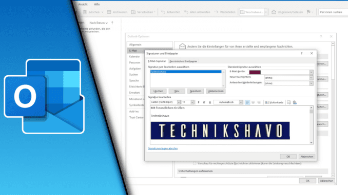 Outlook Signatur einrichten