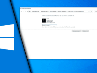 Windows 10 Benutzername ändern 2