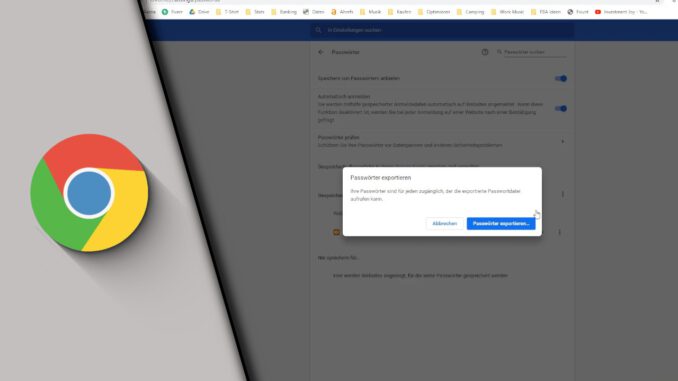 Chrome Passwörter anzeigen