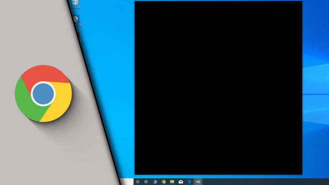 Google Chrome Schwarzer Bildschirm