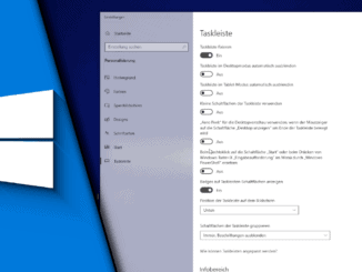 Windows 10 Taskleiste ausblenden