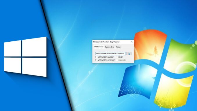 Windows 7 Key auslesen