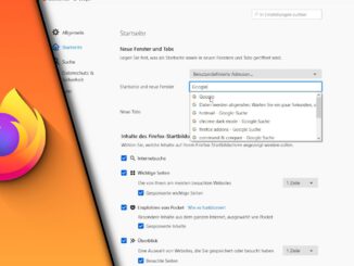 Firefox Startseite ändern