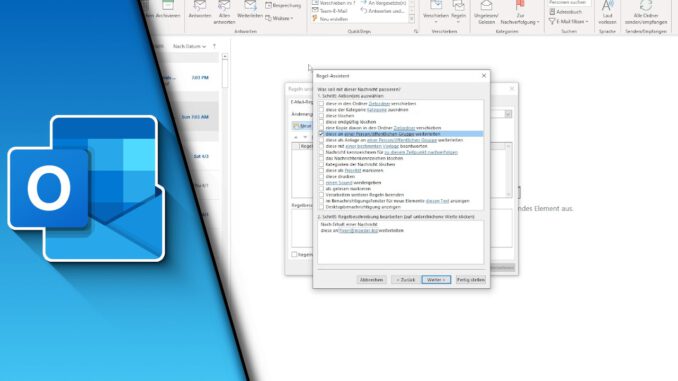 Outlook automatische Weiterleitung einrichten