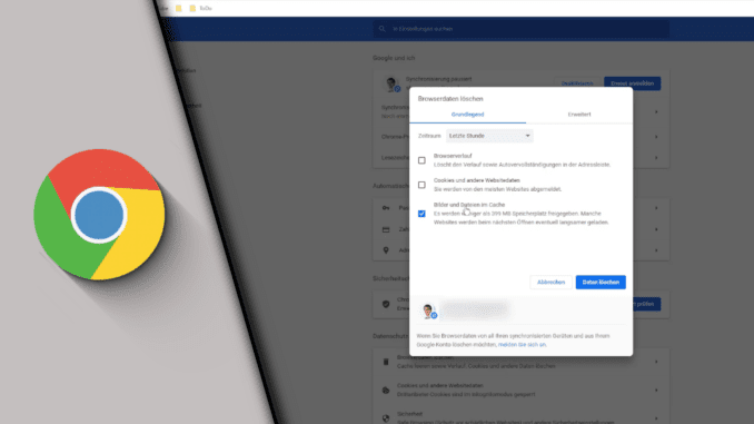 Chrome Cache leeren