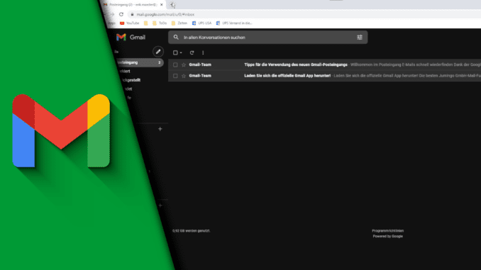 Gmail Dark Mode